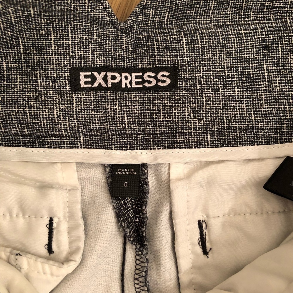 Express Crosshatch Pattern Shorts - image 6